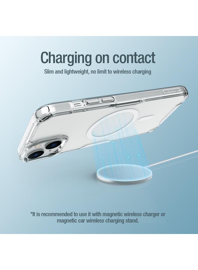 Nillkin Case For iPhone 15 Plus Ultra Clear Magsafe PC + TPU Phone Case - Image 4