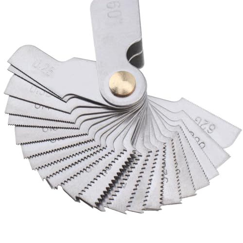 OriGlam Screw Thread Pitch Cutting Gauge Tool, Stainless Steel Metric Screw Pitc - Image 4