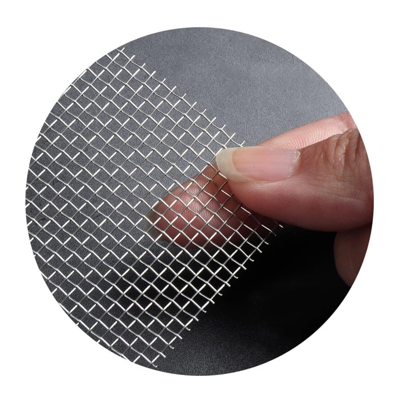 Jaliwala Jaliwala 304 Stainless Steel Screen 10 Mesh Metal Mesh Screen 196 inch X 8 ft50cm X 244cm Wire Diameter 061mm Hard and Heat Resisting  - Image 2