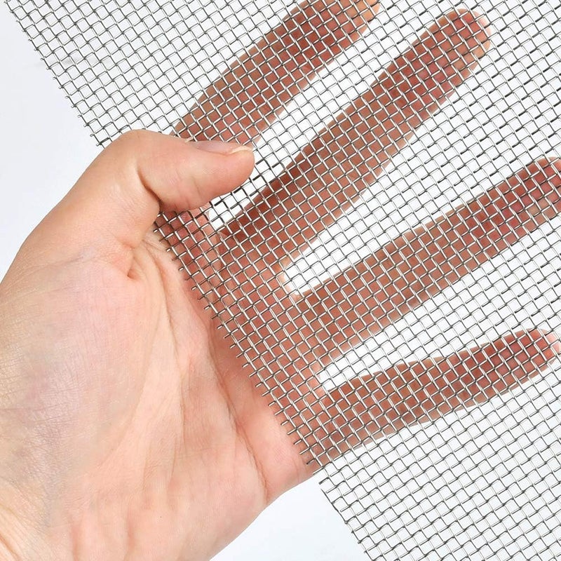 Jaliwala Jaliwala 304 Stainless Steel Screen 10 Mesh Metal Mesh Screen 196 inch X 8 ft50cm X 244cm Wire Diameter 061mm Hard and Heat Resisting  - Image 1