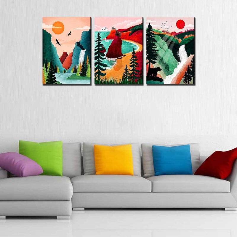 Tucocoo National Park Landscapes Canvas Art Set - Image 2