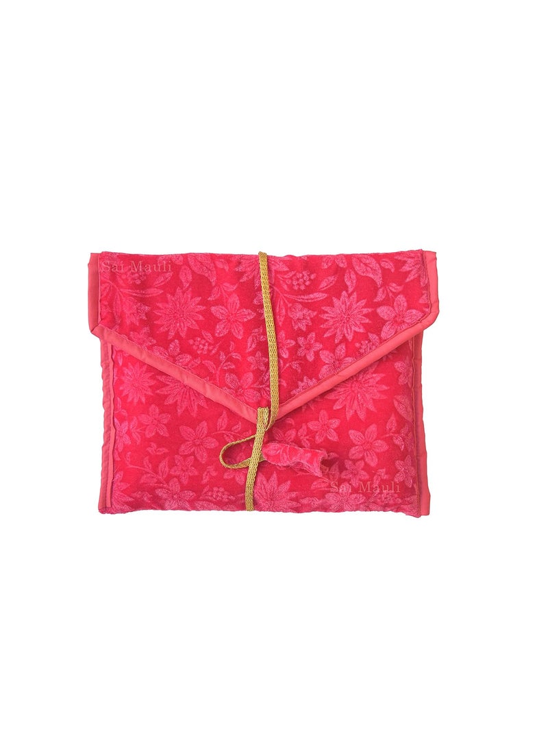 Sai Mauli Creation Shirdi Sai Mauli Creation Shirdi Khan Cloth Holy Book CoverBag Saibaba Satcharitra Bhagwat Geeta Other Holy Book Protecter cover Size115 x 9 inch  - Image 4