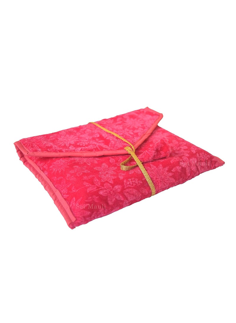 Sai Mauli Creation Shirdi Sai Mauli Creation Shirdi Khan Cloth Holy Book CoverBag Saibaba Satcharitra Bhagwat Geeta Other Holy Book Protecter cover Size115 x 9 inch  - Image 5