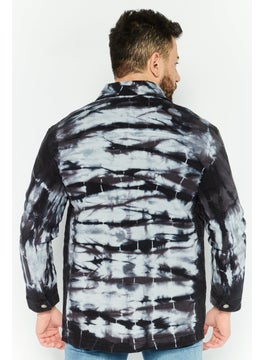 Wrangler Men Tie Dye Long Sleeve Denim Jacket, Multicolor  - Image 4