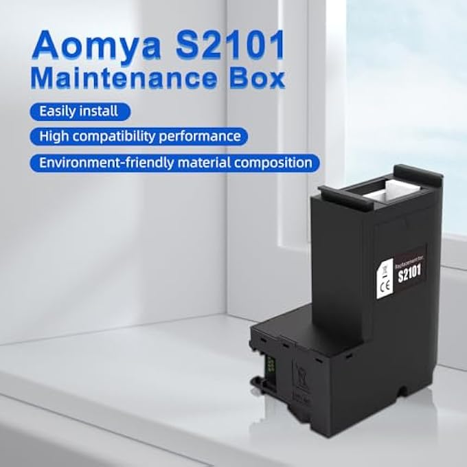 S2101 MAINTENANCE BOX C13S210125 SC23MB WASTE INK TANK INK COLLECTOR UNIT REPLACEMENT COMPATIBLE FOR EPSON SURECOLOR SC-F100 SC-F130 SC-F150 SC-F160 SC-F170 PRINTERS - Image 2