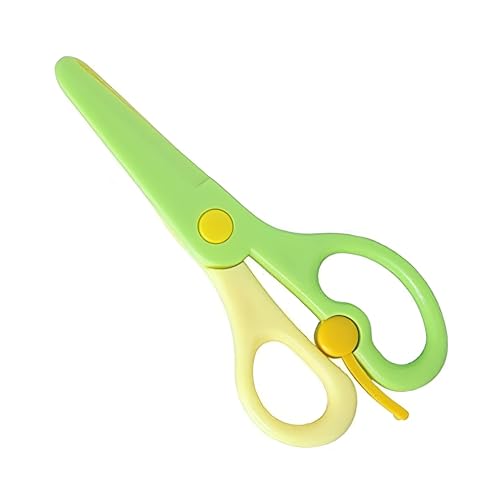Vastate Kids Scissors for Crafts 1 Pc – Child-Safe, Blunt-Tip Plastic Scissors for Toddlers (3-5 Years), Preschool Training, Creative Art, Decorative Paper Shaper, Multicolour Play Cutting Tools - Image 2