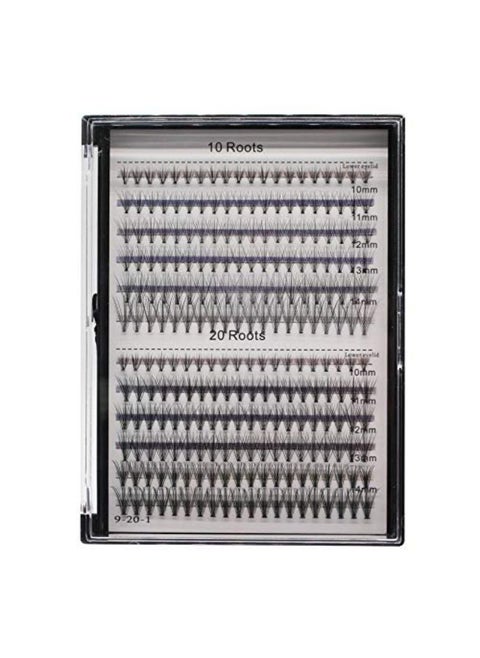 Scala 240Pcs 10 Roots /20 Roots Mixed 0.07Mm /0.10 Mm Mixed 812Mm1014Mm And Under Eyelashes Mixed C Curl Natural False Eyelash Extension Soft Lashes Individual Eyelashes (1014Mm Mixed)