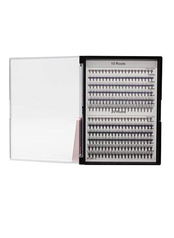 Scala 240Pcs 10 Roots /20 Roots Mixed 0.07Mm /0.10 Mm Mixed 812Mm1014Mm And Under Eyelashes Mixed C Curl Natural False Eyelash Extension Soft Lashes Individual Eyelashes (1014Mm Mixed)