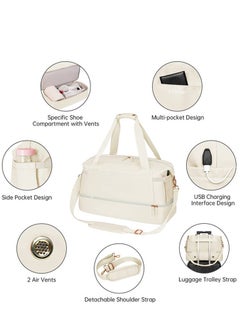 MIXDE Diaper Bag Tote with Pacifier Case and Changing Pad, Large Capacity Mommy Bag for Hospital and Weekender Travel, Functional Baby Bag Newborn Baby Essential  - Image 3