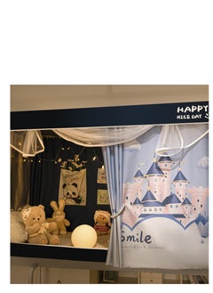 Y&D Bed Canopy Tents Curtain Blackout Curtain Single Bed Tent Curtain Student Shading Cloth Bed Canopy Mosquito Net Student Sleep Privacy Protection  - Image 2