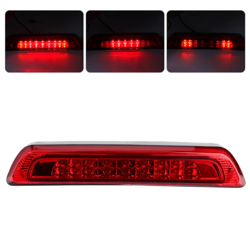 Third Brake Light: Red LED Illumination, Plug-n-play Operation, Low Power Consumption, Long Lasting - High Mount Stop Lamp for 2007-2018 Toyota Tundra - Image 1