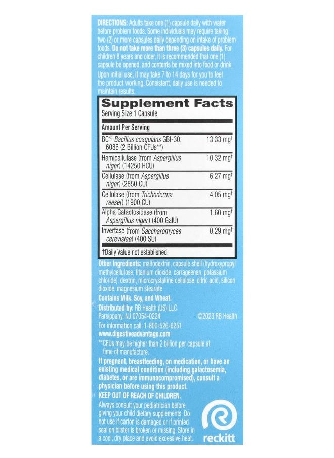Schiff Digestive Advantage® Daily Probiotics + Gas Defense 32 Capsules  - Image 2
