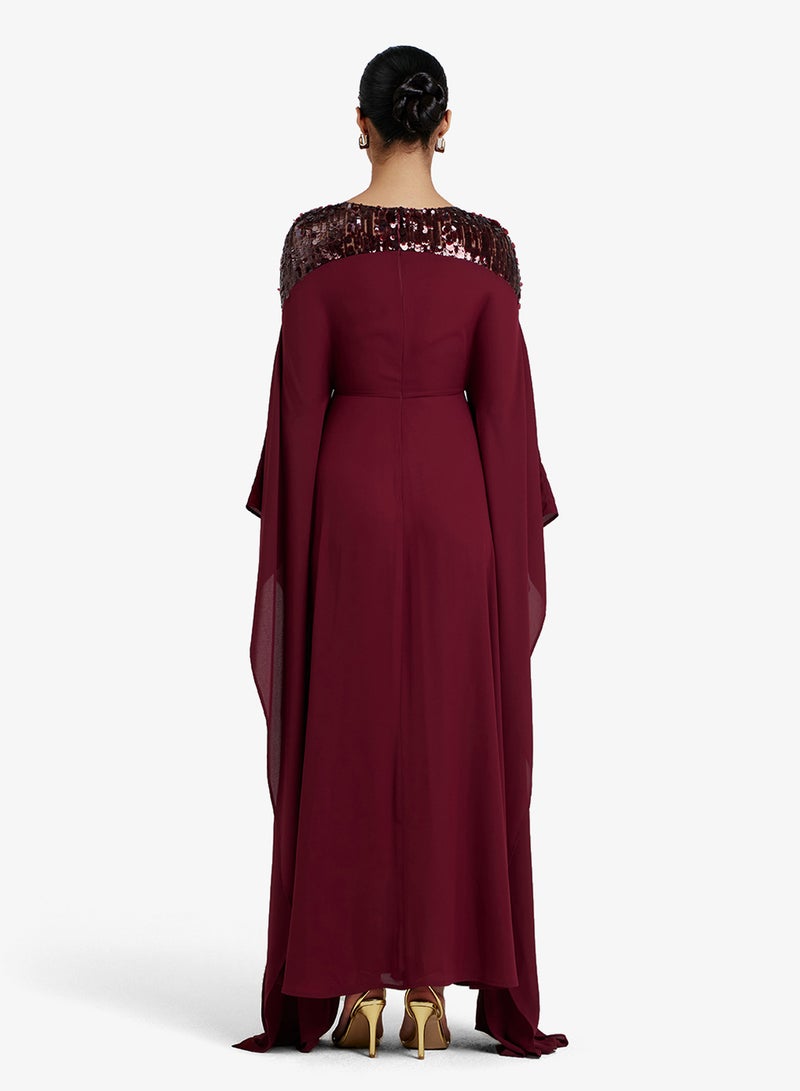 CHASE Embellished Neckline Kaftan - Image 2