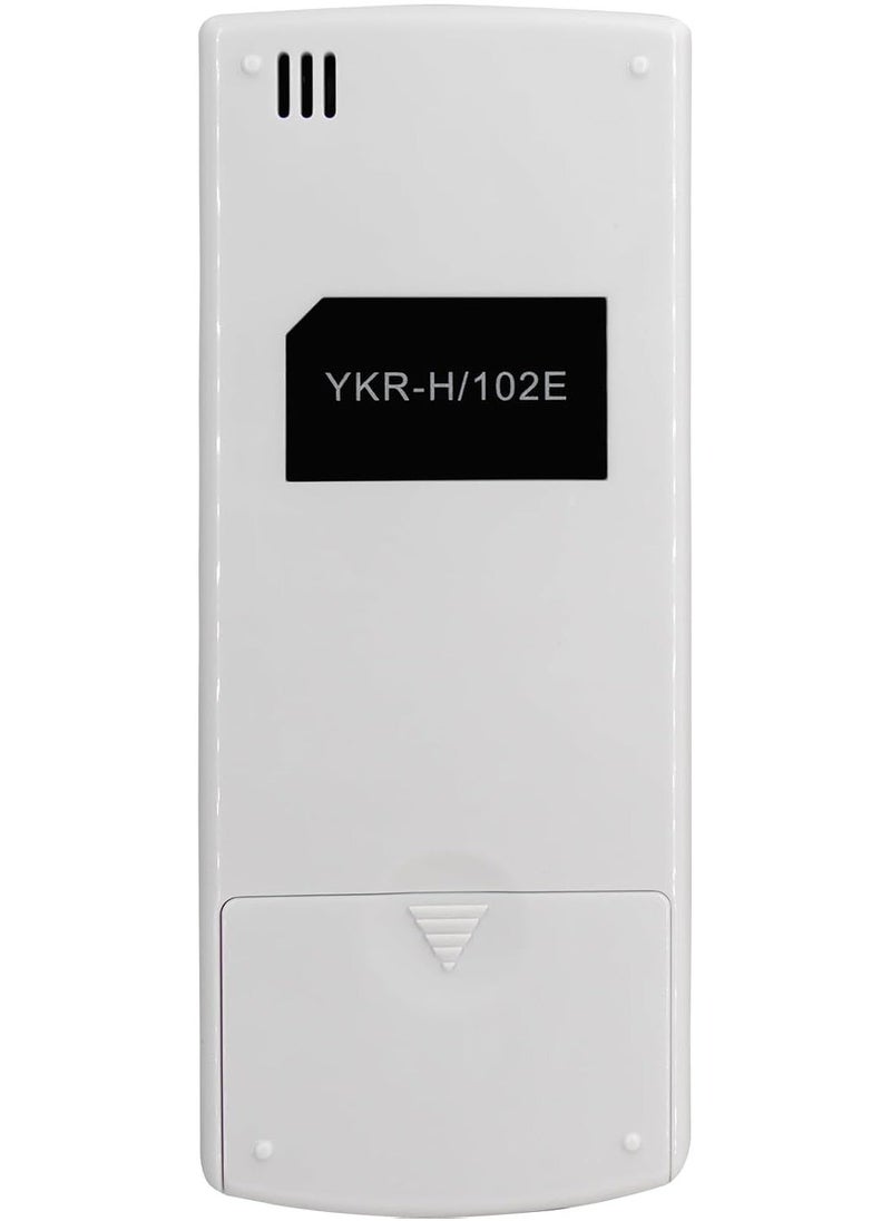 ELTRAZONE Replacement Remote Control YKR-H/102E for AUX Air Conditioner YKR-H/002E YKR-H/006E with Battery - Image 3