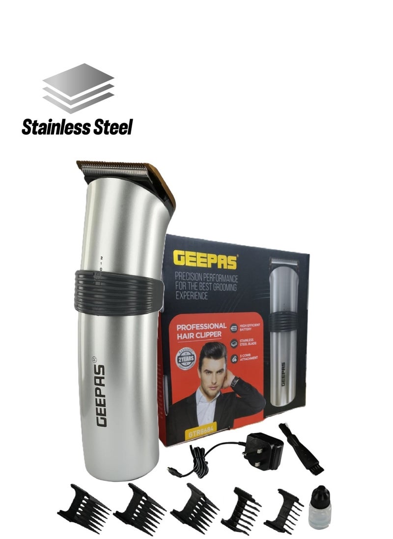 GEEPAS GEEPAS GTR8684 Professional Hair Clipper Electric And Beard Trimmer With High Capacity Battery  - Image 1