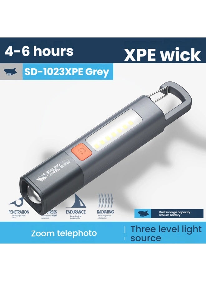 Mini Rechargeable Zoomable Flashlight High Lumen 3 Modes Outdoor Camping Essential - Image 1