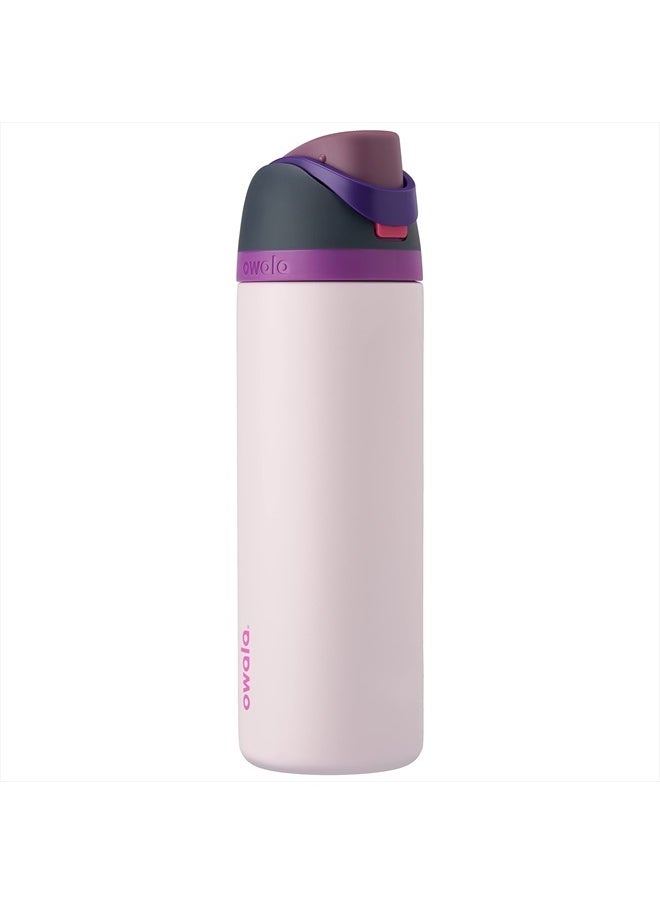 Owala - FreeSip Insulated Stainless Steel Water Bottle with Straw for Sports and Travel, BPA-Free, 40oz, Dreamy field - Image 1