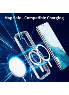 Generic Samsung Galaxy S24 Plus, Magnetic Case, Compatible with MagSafe Wireless Charging, Anti-Scratch Bumper Cover (Clear), TPU - PC  - Image 3