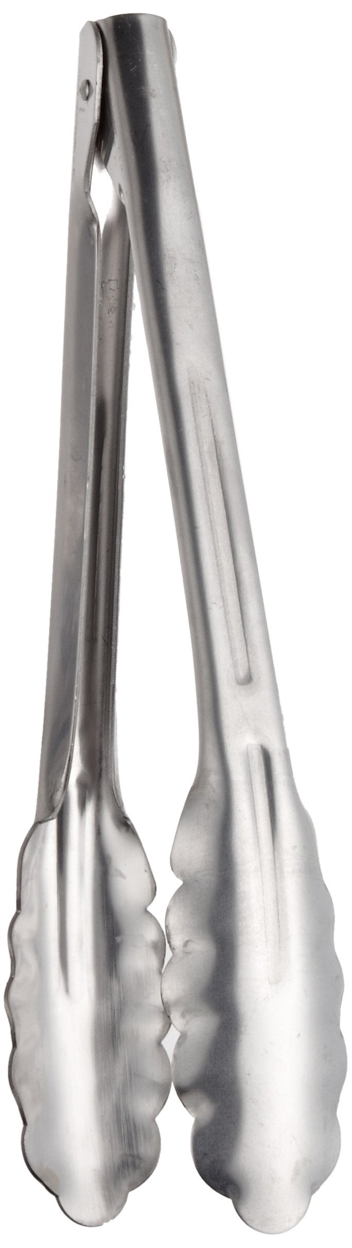 Adcraft XHT-10 9-1/2" Long, Extra Heavy Stainless Steel Utility Tong - Image 1