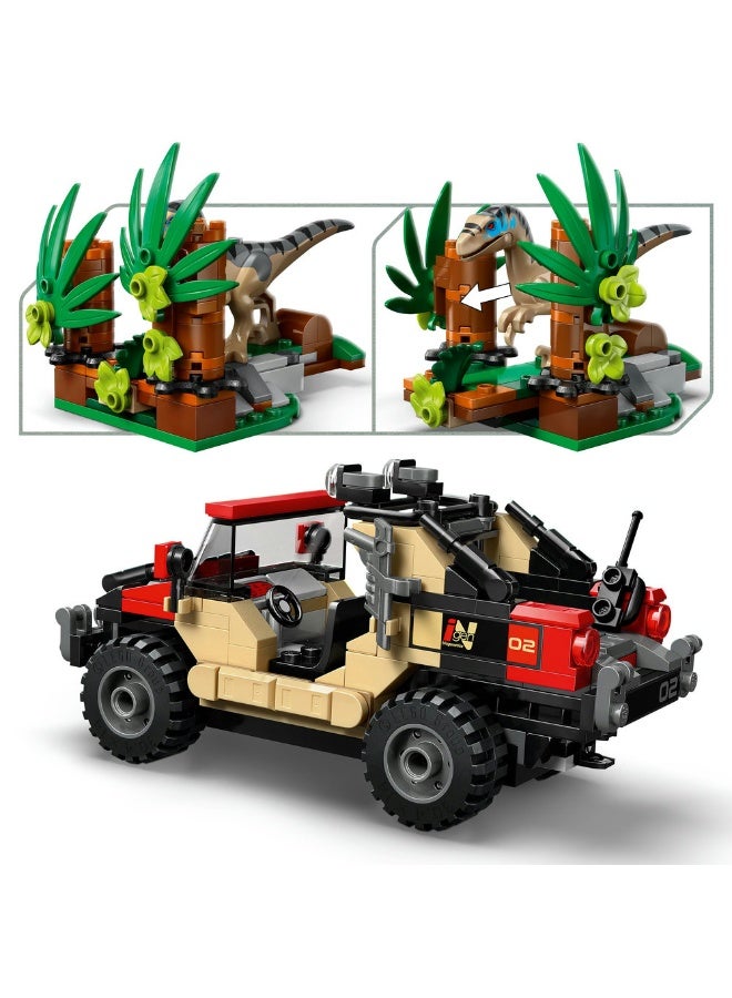 ليغو مغامرة رابتور في عالم جوراسي على الطرق الوعرة ٧٦٩٧٢ ٢٨٥ قطعة - Image 4