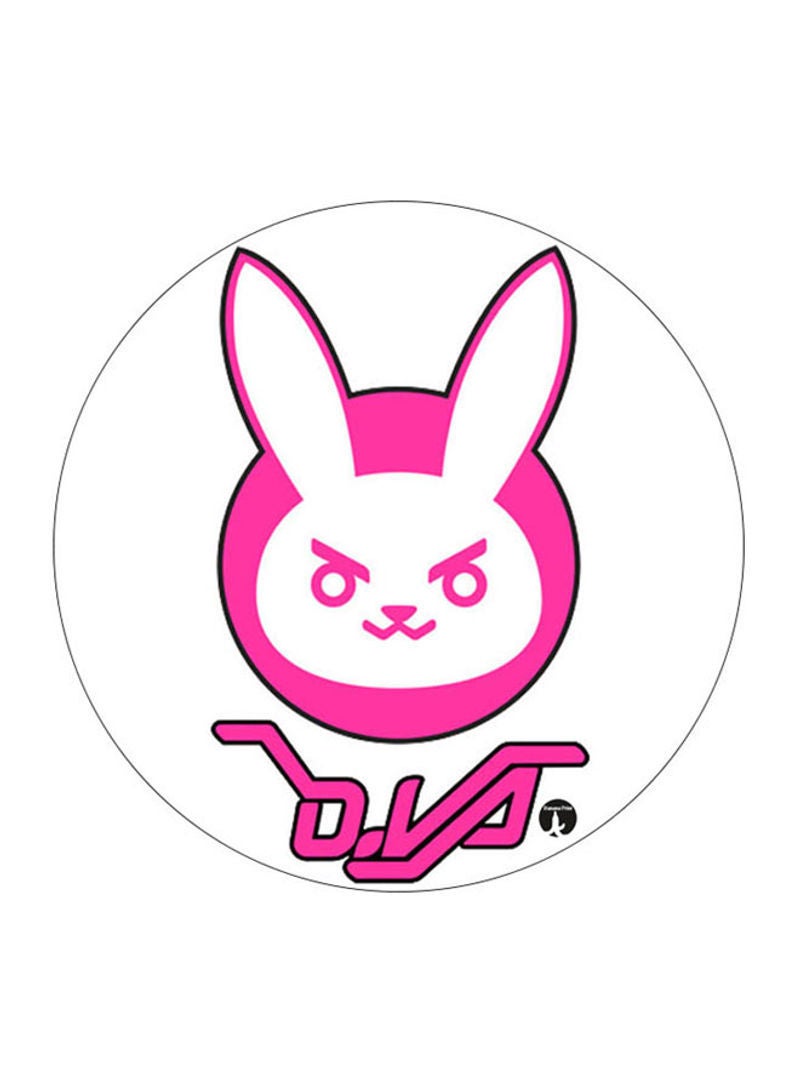 RKN Video Game Overwatch Printed Pin Pink/White - Image 1