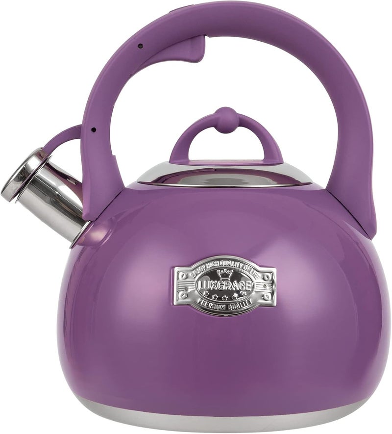 LUXGRACE Tea Kettle for Stovetop, Food Grade Stainless Steel Water Kettle, Tea Pot for Home & Kitchen, 3.1 Quart - Image 1