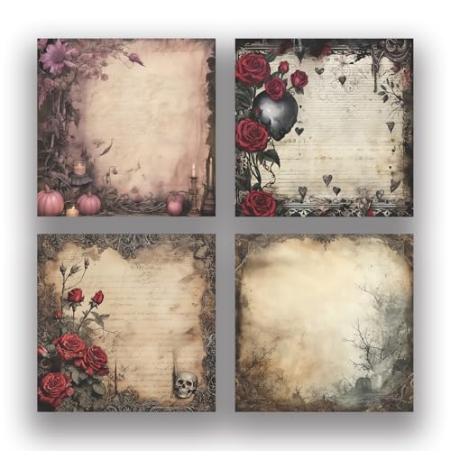 RAINBAM Retro 4 Pack/200 Sheets 3x3 inch Sticky Notes Set, Vintage Memo Pads with High-Adhesive, Reusable Tearable Post it Notes for Journal Planners Office School Home, Bulk Stationery Gift - Image 1