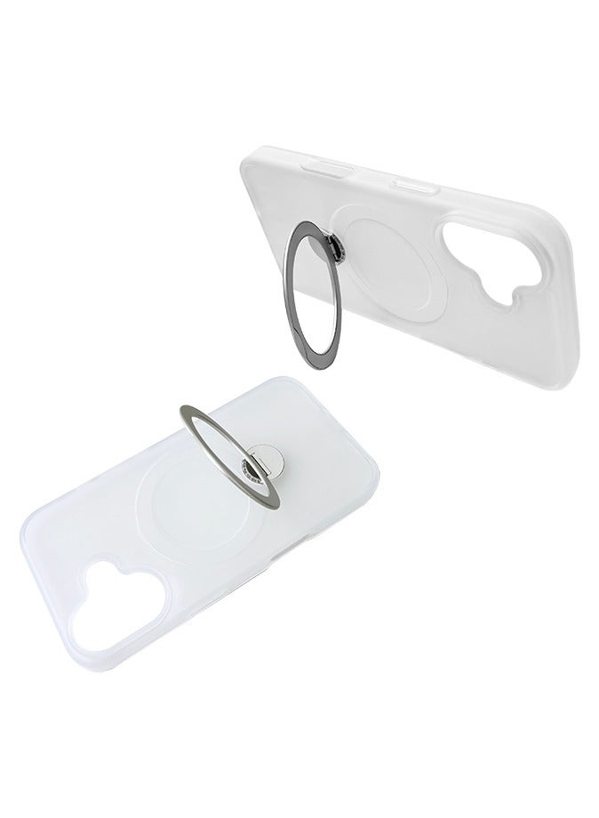iPhone 16 Pro Max Magsafe Case with Magnetic Invisible Stand Cover Soft Silicone Phone Cover with Kickstand - Image 2