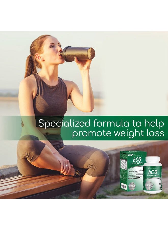 BioGenetic Laboratories - hCG Alternative - Weight Loss Pills and Fat Burner for Men and Women - Boosts Metabolism Supports Healthy Diets - Alternative Formula - 30-Day Supply (120 Capsules per Bottle) - Image 1