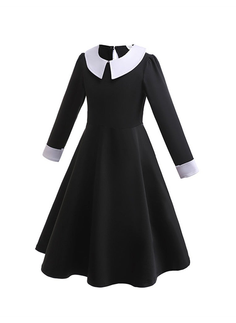 M MIAOYAN Kids Girls Costume Suit TV Series Princess Dress Long Sleeve Skirt Cosplay Outfit Clothes - Image 2