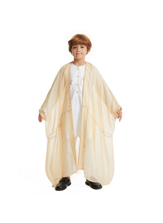 Lightweight Bisht for Arab Boys - Image 2