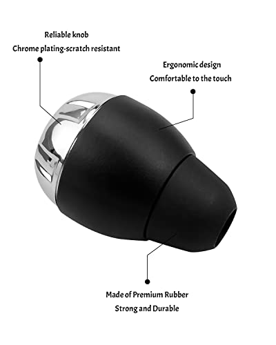 GUZIKO Car Gear Shift Knob Replace 68085312AB Fit for Jeep Wrangler JK 2011 2012 2013 2014 2015 2016 2017 2018 6 Speed Manual Transmission Shift Knob - Image 4
