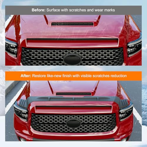 powoq Hood Shield Compatible with 2014-2021 Toyota Tundra TPE Front Hood Deflector Protector Replacement for 2014 2015 2016 2017 2018 2019 2020 2021 Toyota Tundra Accessories - Image 3