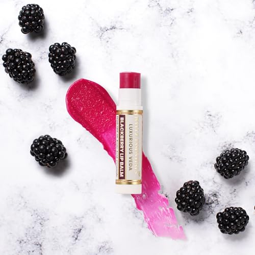 RYLLZ ESSENTIALS Blackberry Lip Balm | SPF 50 PA+++ | With Shea Butter, Kojic Acid, Ceramide, Niacinamide, Alpha Arbutin & Hyaluronic Acid | Purple Tint | For Lip Lightening & Moisturized Lips | 5 Gm - Image 2