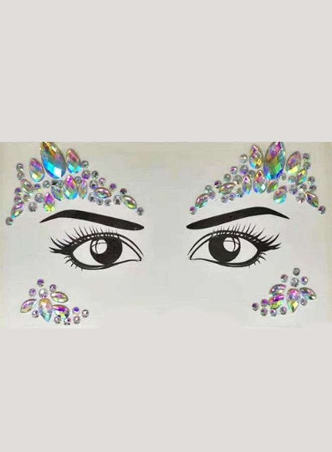 ملصقات تاتو كريستاليه للوجه - Image 1