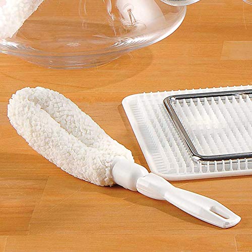 Brushtech B61C Crystal Stemware Wine Glass & Flute Cleaning Brush, Non-Scratch Soft Foam Bristles, Dishwasher Safe Cleaner Brush for Crystal Glasses, Mugs, Tumblers, Champagne Glass Bottle (Pack of 2) - Image 5