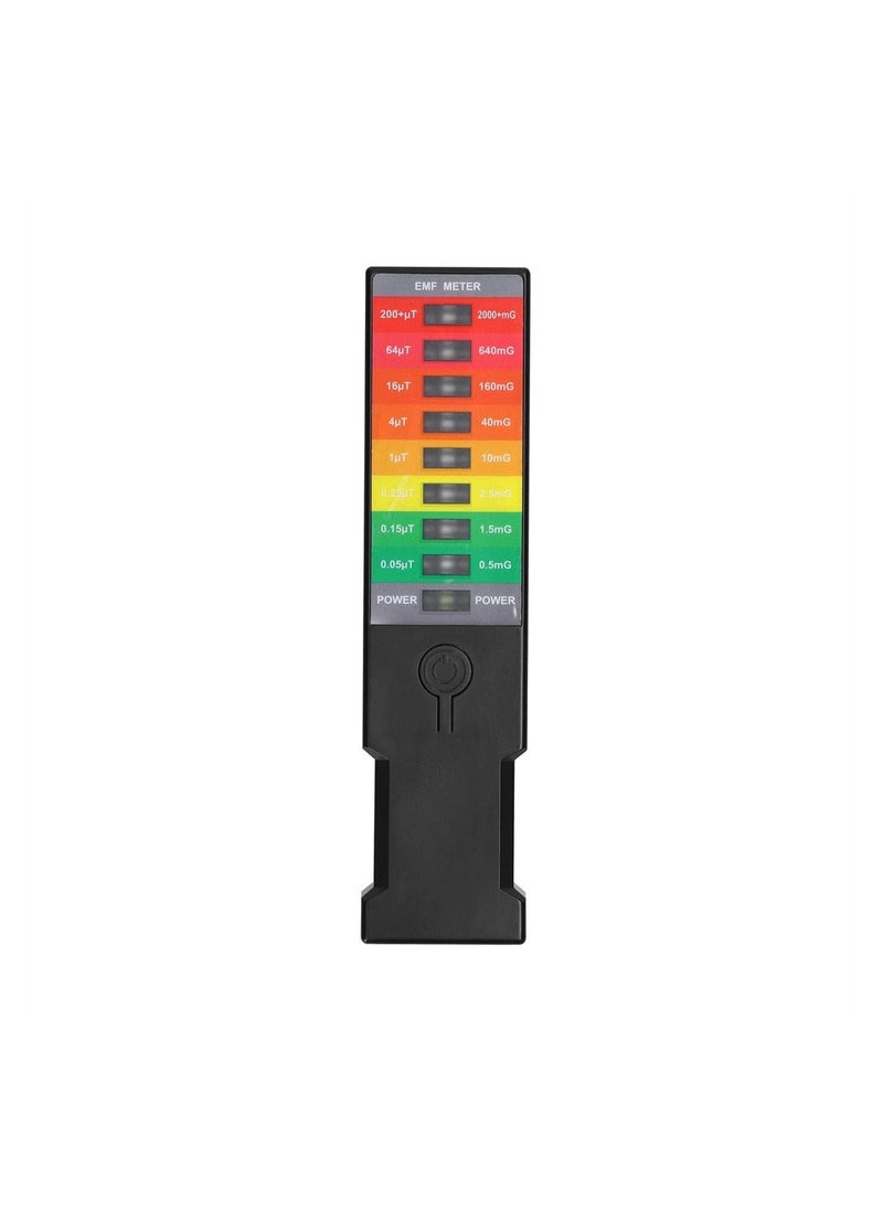 Generic - Radiation Tester, Portable Electromagnetics Field EMF Gauss Meter, Handheld EMF Meter Magnetic-Field Monitor, Home Environmental Electrical Electromagnetic Detector 9 LED Gauss Meter - Image 1