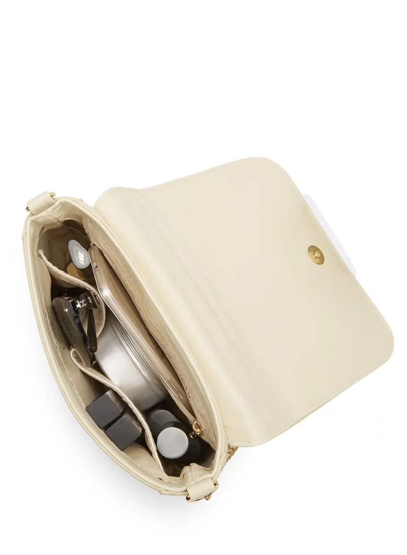 Lavie Signature Atlanta Woman's Sling Bag(OFF WHITE)