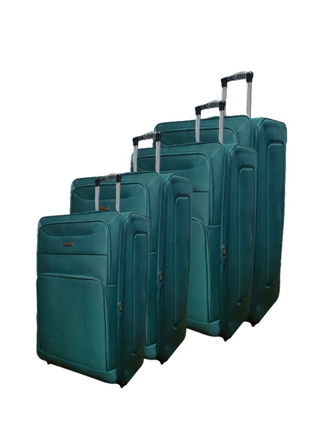 NKX 4 Pieces ABS Hardside Spinner 2 Wheels Trolley Luggage Set  20/24/28/32 Inch  - Image 1