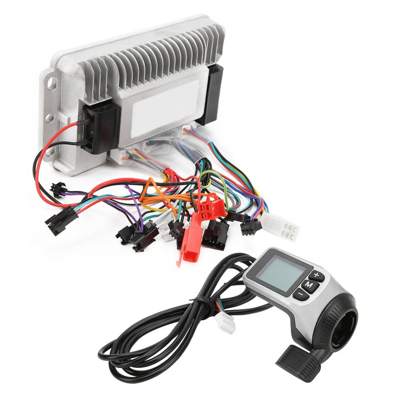 34V 48V 1000W مجموعة تحكم بمحرك عديم الفرشاة بشاشة LCD ومجموعة ناقل حركة بالإبهام - Image 2