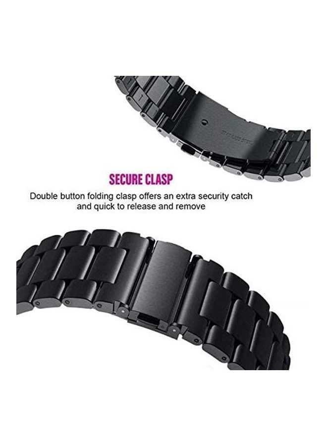NIBEMINENT Replacement Wrist Strap For Huawei Watch GT 2 Black  - Image 3