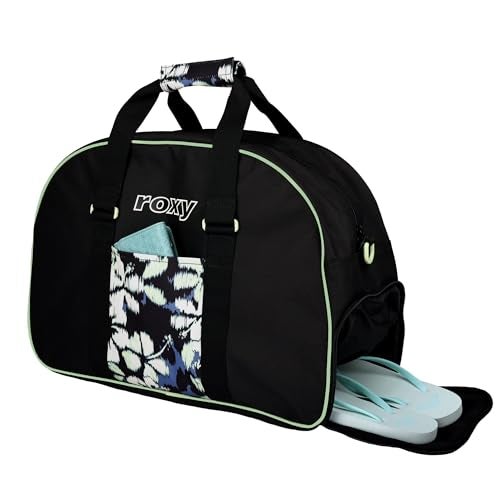 Roxy Feel Happy Large Duffel Bag, Anthracite - Image 4