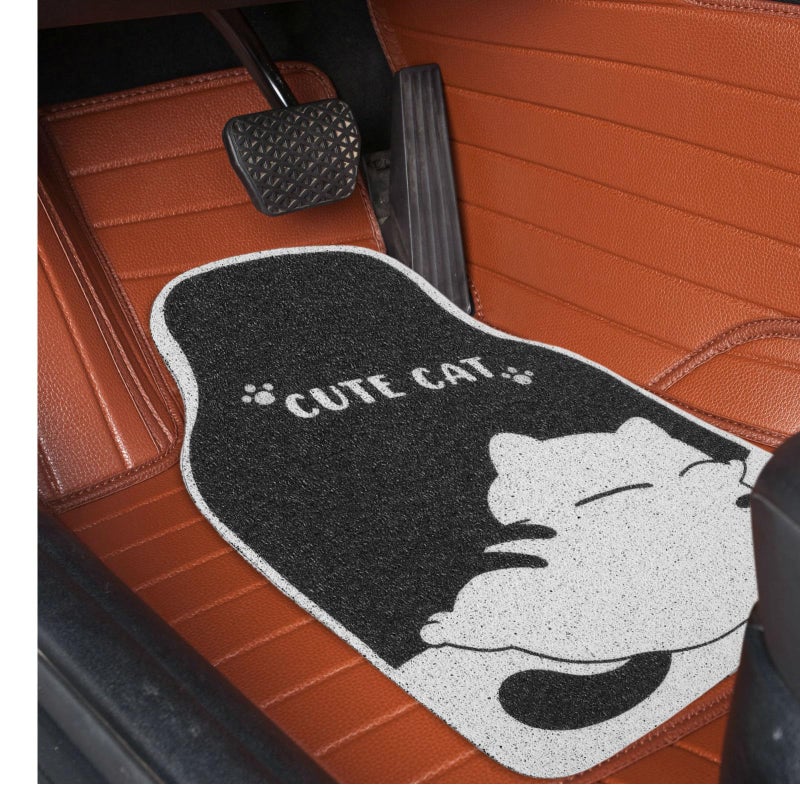 Universal Fit Non Slip Waterproof Car Floor Mat Front Seat Loop Carpet For Cars Suvs Trucks - Image 5