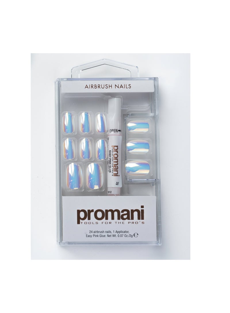 Promani Promani Airbrush Nail Kit Mettalic Pearl 5670