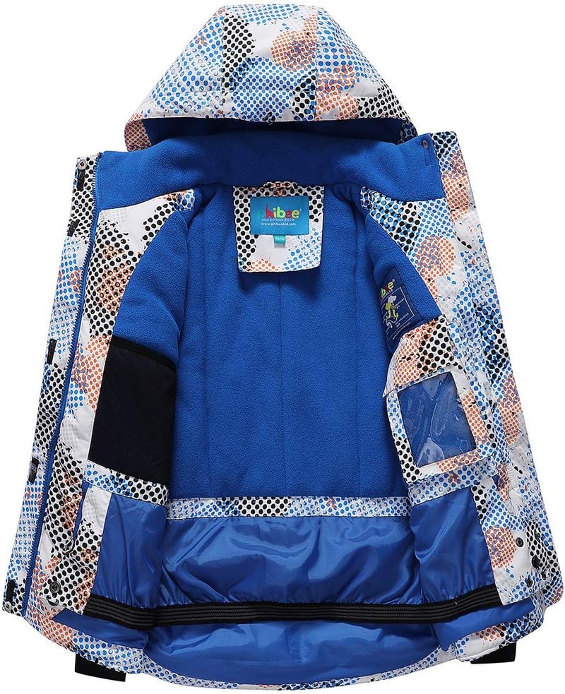PHIBEE Store Big Boys' Waterproof Breathable Outdoor Warm Snowboard Ski Jacket - Image 3