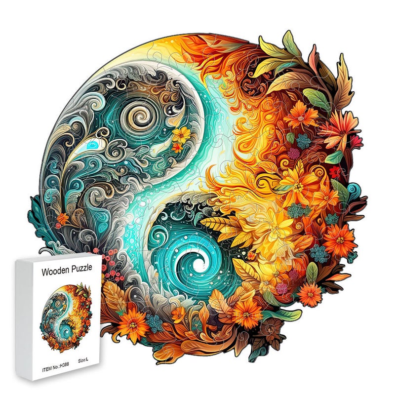 Popular Milu Wooden Puzzle Bird Special-Shaped Animal Wooden Puzzle Toy Flower Acrylic Manufacturer - Image 1