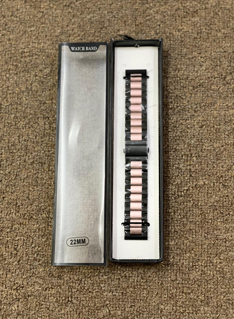 IAF Stainless steel Replacement Band For Huawei Honor Magic Watch 22mm Black - Image 2