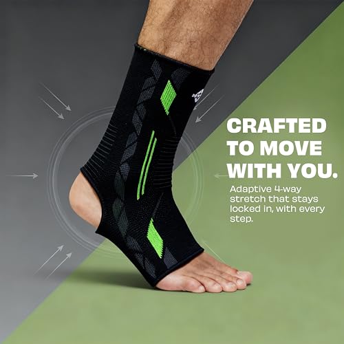 Nivia Knitted Ankle Support For Men & Women, Breathable, Ankle Supporter for men, For Gym, Training, Sports, Running & Injury Prevention, Ankle Brace (Red, S), Available In Pair - Image 3
