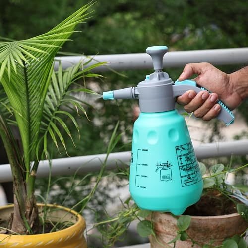 Leafy Tales 2L Manual Pressure Spray Pump (Green) | Garden Sprayer with Adjustable Nozzle | Plant Water Sprayer for Home Garden, Car & Bike Washing - Image 3