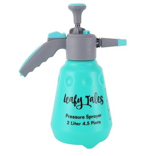 Leafy Tales 2L Manual Pressure Spray Pump (Green) | Garden Sprayer with Adjustable Nozzle | Plant Water Sprayer for Home Garden, Car & Bike Washing - Image 1